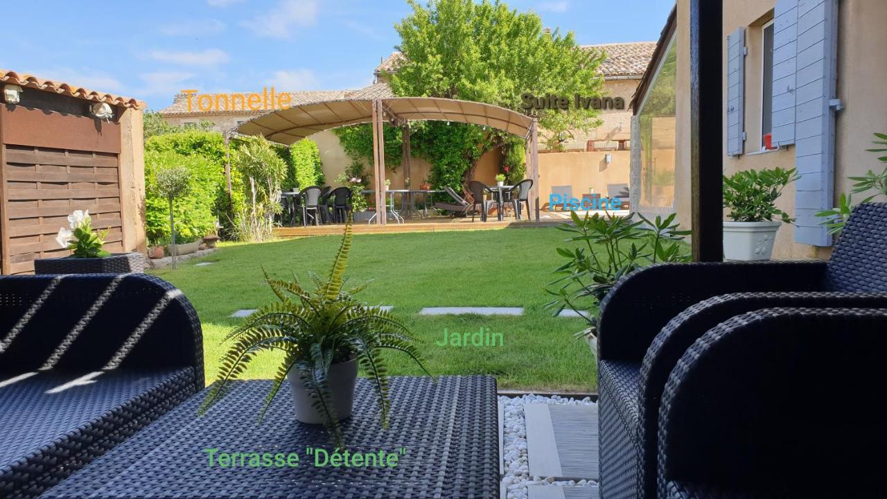 Le Jardin D'Ivana Chambres D'Hotes B&B Avec Piscine Chauffee Оппед Экстерьер фото